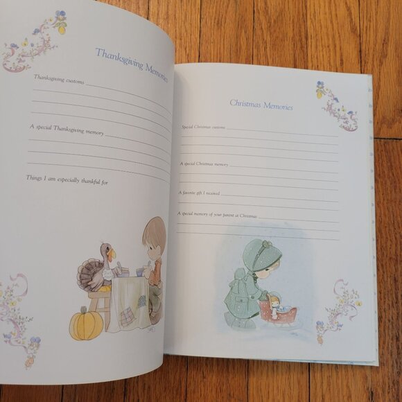 Grandmothers Precious Moments Memory Book Thomas Nelson 1990 Record Keeping - Picture 12 of 16